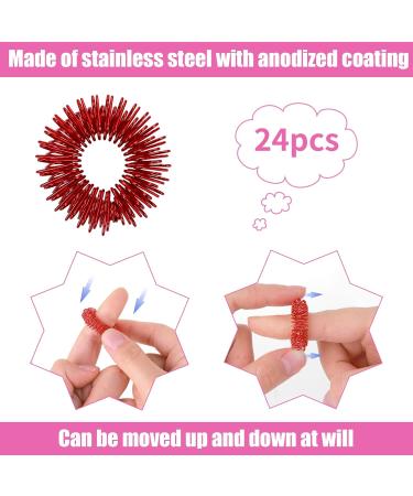 Acupressure Ring Set | Finger & Toe Massage Rings for Stress Relief & Improved Blood Circulation - Buy Online on GoSupps.com