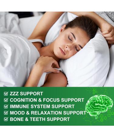 Magnesium Glycinate and L-Theanine Supplement - Relaxation & Cognition Support - 400mg Magnesium Supplement with L-Theanine GABA Chamomile B6 D3 & K2 for Adults & Teens Vegan - 240 Tablets - Buy Online on GoSupps.com