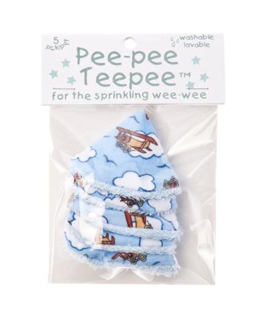 Beba Bean Peepee Teepee 5 Pack - Airplane Design | Baby Pee Shield for Sprinkling WeeWeee - Buy Online on GoSupps.com