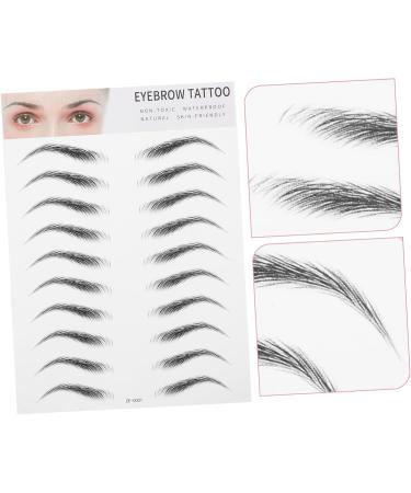 Mipcase Card Spray Bottle 2pcs Imitation Type Black Hair-like Women for Men Artificial Stickers Transfer Tool Eyebrow - Buy Online on GoSupps.com