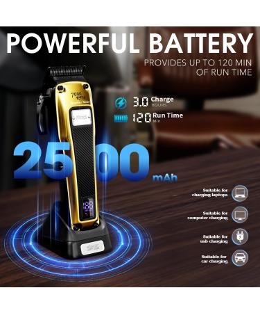 DSP Professional Cordless Barber Clipper - Powerful Hair Clipper for Men | High Torque Brushless Motor & DLC Coated Detachable Blade - Buy Online on GoSupps.com