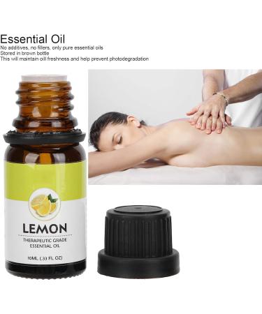 Natural Aromatherapy Massage Oil - Relaxation & Soothing Body Wellness - 10ml x 2 Bottles (Lemon) - Buy Online on GoSupps.com