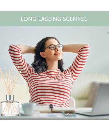 Vievre 100 Pcs Rattan Fragrance Sticks - 20cm Room Aroma Chopsticks for Home Office & Spa | Wood Color White - Buy Online on GoSupps.com