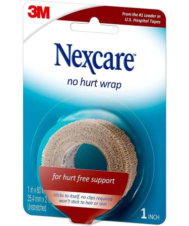 Nexcare No Hurt Wrap 1 x 80 - Gentle Compression Bandage - Buy Online on GoSupps.com