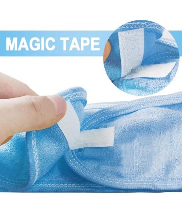 7pcs Adjustable Terry Hair Bands for Spa & Makeup | Cotton Facial Headbands for Yoga & Face Care - Buy Online on GoSupps.com