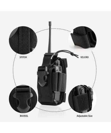 VIPERADE MOLLE Radio Holster for Vest - Universal Walkie Talkie Holder for Duty Belt - Tactical Radio Pouch for Baofeng & Motorola - Buy Online on GoSupps.com
