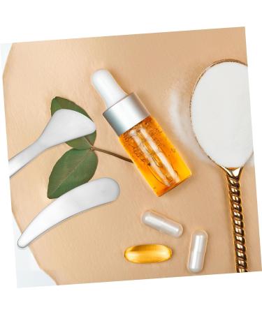 SEWOART 2pcs Reusable Spatula Cosmetic Spatula Korean Makeup Spatula Eye Cream Spoon Metal Makeup Spatula Skin Scraper for Lip Bracket Stainless Steel Mini - Buy Online on GoSupps.com