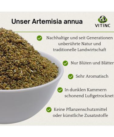 Artemisia Annua - Alcohol-Free Annual Mugwort Extract | 100ml | Pure Plant Extract | VITINC | International Shipping Available - Buy Online on GoSupps.com