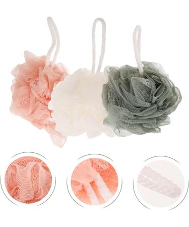 FOMIYES 3pcs Shower Ball Loofah Set | Bathing Sponges & Shower Head Adapter for Enhanced Shower Experience - Buy Online on GoSupps.com