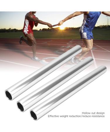 VGEBY 3pcs Aluminium Alloy Relay Baton for Track and Field Running Races - Silver - Buy Online on GoSupps.com