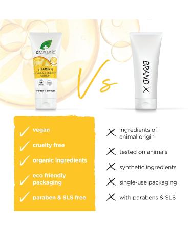 Buy Dr. Organic Organic Vitamin E Scar and Stretch Mark Serum 50ml - Natural Healing for Scars & Stretch Marks - International Shipping Available - Buy Online on GoSupps.com