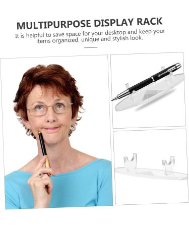 COHEALI 1pc Acrylic Pen Holder Acrylic Eyeliner Holder Lipstick Organizer Ball-Point Pens Showcase Makeup Store Eyeliners Holder Acrylic Pen Display Rack Acrylic Eyebrow Pencil Rack As Shown 12.7x3cm - Buy Online on GoSupps.com