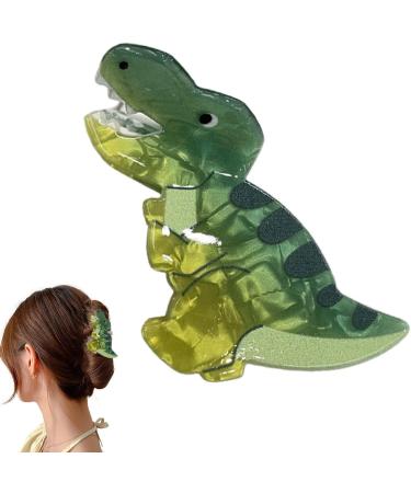Dinosaur Hair Clips - Dinosaur Hairstyle Decorating Accessories | Acrylic Creative Stylish Trendy Hair Clips For Toddler Kids. Any Hair Type And Style Tyrannosaurus Rex - Buy Online on GoSupps.com