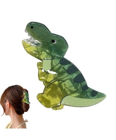 Dinosaur Hair Clips Cartoon Acrylic Hair Jaw Clamps - Novelty Fashionable Acrylic Animal Hair Clips For Children Women Kids Little Girls Tyrannosaurus Rex