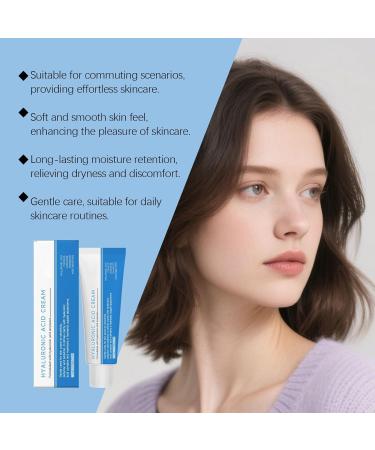 Hyaluronic Acid Moisturizing Cream Containing Hyaluronic Acid and Centella Asiatica Extract Hydrates and Moisturizes Soothes and Nourishes Strengthens the Skin Barrier. Korean Skincare 1.76 Oz - Buy Online on GoSupps.com