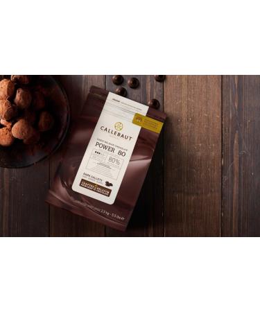 Callebaut Power 80 80% Belgian Dark Chocolate Couverture 2.5kg - Pack of 1 - Buy Online on GoSupps.com