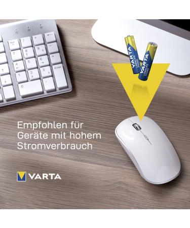Varta AAA Alkaline Batteries (4-Pack) - Long-Lasting Power for All Devices | Buy Now & Ship Worldwide - Buy Online on GoSupps.com