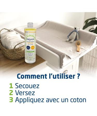 BABYSOIN - Eau nettoyante biphase - Soin nettoyant - Visage mains et si ge - Sans parfum - 400 ml - Buy Online on GoSupps.com