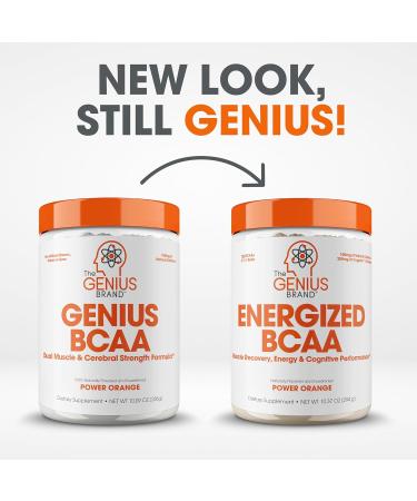 Genius BCAA Powder - Orange Flavor, 20 Servings | Boost Energy & Recovery - Buy Online on GoSupps.com