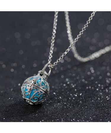 Vintage Lava Stone Necklace - Aromatherapy Essential Oil Diffuser Jewelry in Antique Silver | Natural Lava Rock Pendant - Buy Online on GoSupps.com