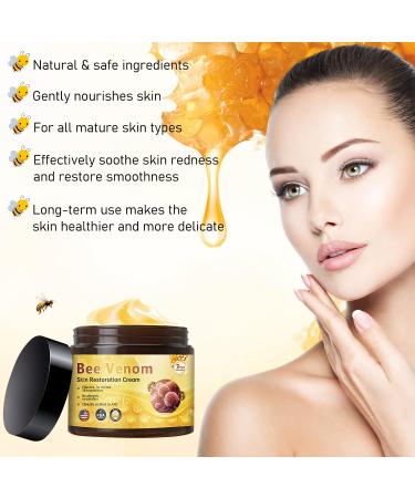 Bee Venom Skin Restoration Cream 2025 Upgrade Professional Bee Venom Repair Cream Wrinkle Care Formula educing The Appearance of Blemishes Natural Ingredients for All Skin Types (2Pcs) - Buy Online on GoSupps.com