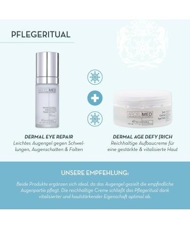 JEAN DARCEL ARCELMED Dermal Eye Repair Gel 24h Solution for Dark Circles & Puffiness | 30ml Anti-Aging Skincare - Buy Online on GoSupps.com