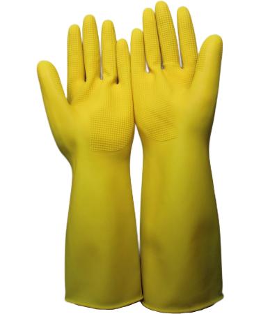 WH Gloves Co. 3 Pair Rubber Household Kitchen Gloves - Combi. Made in Vietnam (Yellow Large 3 Pairs) For cleaning dishwashing and food prep Yellow L (Pack of 6) - Buy Online on GoSupps.com