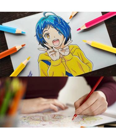 36-Color Watercolor Pencils Set for Adults and Teens - Artist Drawing and Sketching Supplies for Coloring and Painting - Buy Online on GoSupps.com