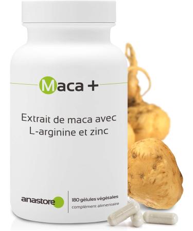 Maca + Arginine and Zinc * Pack 3+1 FREE * 461 mg / 720 Capsules * Energy * Satisfied or Refunded Guarantee * Made in France - Buy Online on GoSupps.com