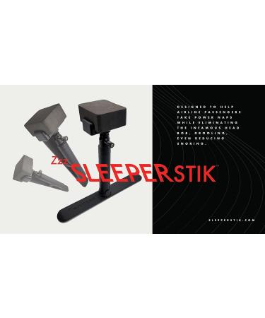 SleeperStik: Ultimate Sleep Aid for Travel - Prevents Head Bobbing, Open Mouth Sleeping, Snoring & Drooling - Head and Chin Support for International & Domestic Flights - Buy Online on GoSupps.com