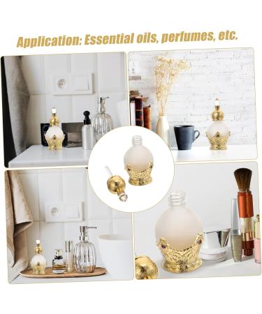 Beaupretty 2 Pcs Golden Perfume Bottle Diffuser - Travel-Friendly Composite Material | 9x4x4cm - Buy Online on GoSupps.com