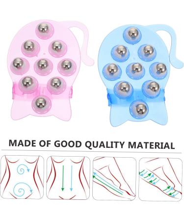 Fomiyes 2-in-1 Massage Device - 9 Pearl Neck & Shoulder Roller | Steel Ball Body Massager for Deep Tissue Relief Shop Internationally! - Buy Online on GoSupps.com