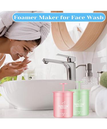 4 Pieces Face Foam Maker Set - Travel-Friendly Facial Cleanser Whip Maker for Quick Skincare & Cleansing - Lightweight Foam Cup Tool - Buy Online on GoSupps.com