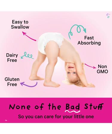Pink Stork Baby Liquid Multivitamin Drops - 2 fl oz, 2 Month Supply | Vitamin Drops with DHA, Vitamin C, B12 & Choline for Brain Health & Immune Support - Buy Online on GoSupps.com