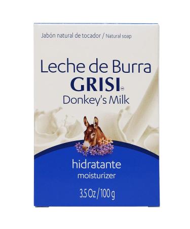Grisi Donkey's Milk Moisturizing Soap Bar 3.5 Oz - Hydrating Skin Care - Buy Online on GoSupps.com