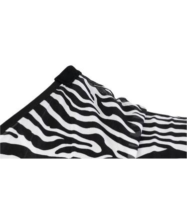 RL24 Zebra Flying Ceiling - Tear-Resistant Horse Blanket | Fine-Meshed WeideDecke for Insect Protection | Outdoor Use | 165cm Black & White - Buy Online on GoSupps.com