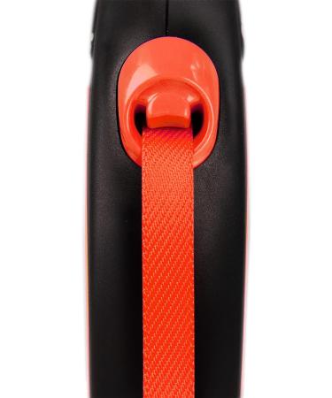 Flexi Retractable Leash New Comfort - Orange - Size S (Pack of 1) | Premium Dog Leash for Easy Control | International Shipping Available - Buy Online on GoSupps.com
