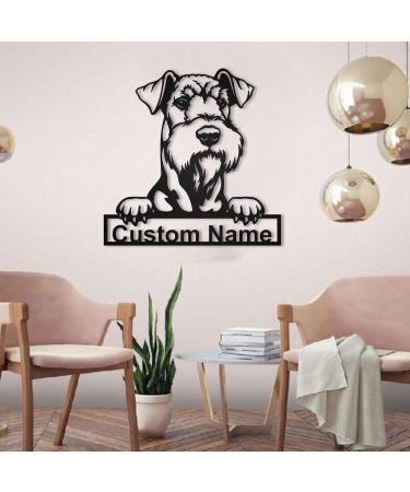 Personalized Airedale Terrier Wooden Sign | Custom Dog Art & Funny Gifts for Airedale Lovers - Buy Online on GoSupps.com