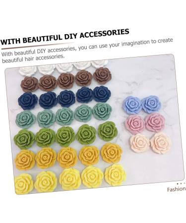 NUOBESTY 225 Pcs DIY Handmade Flocked Rose Material The Flowers Red Rose - Buy Online on GoSupps.com