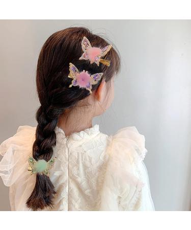 Hair Clips Flying Butterfly Hairpin for Girl Butterfly Rhinestone Hair Clip Butterfly Hair Barrettes Hair Accessory for Girl Women 5PCS - Buy Online on GoSupps.com