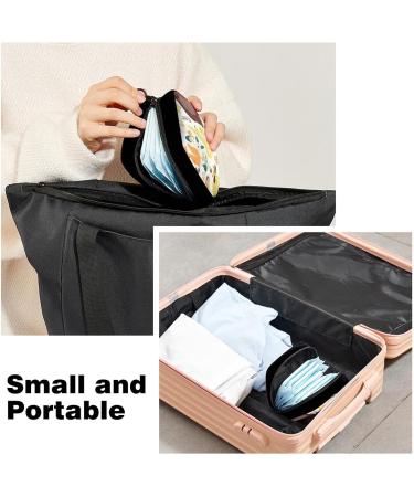 GIAPB Period Bag - Autumn Leaf Fox Bear Pattern Color1300 | Sanitary Napkin Storage & Makeup Pouch - Buy Online on GoSupps.com