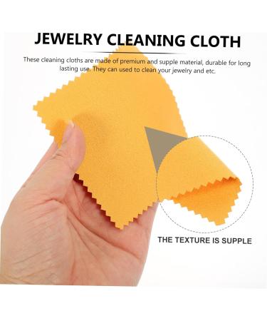 VILLCASE 45 Pcs Microfiber Cleaning Cloths for Jewelry & Eyeglasses - Double-Sided Fleece Soft Assorted Colors - Ideal for Silver Jewelry & Diamonds - Buy Online on GoSupps.com