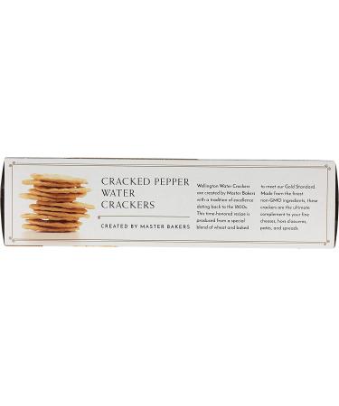 Wellington Cracked Pepper Crackers - 4.4oz (Pack of 12) - Gourmet Snack - Buy Online on GoSupps.com