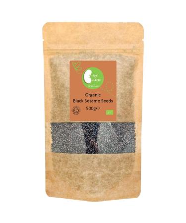 Organic Black Sesame Seeds - Certified Organic - by Busy Beans Organic (500g) - Buy Online on GoSupps.com