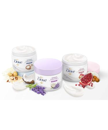 Dove Whipped Macadamia and Rice Milk Body Cream 10 oz - Luxurious Moisturizing Formula - Buy Online on GoSupps.com