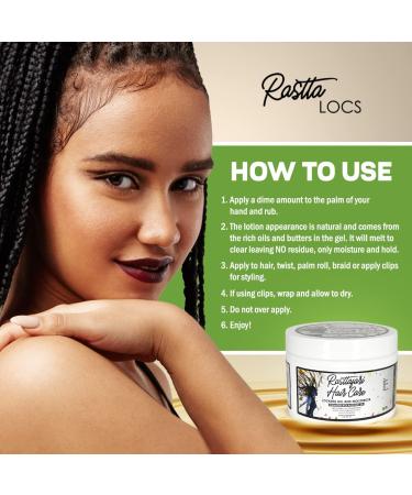 Rastta Locs Locking Gel & Moisturizer w/ Avocado Oil for Dreadlocks - Perfect for Retwist, Braids & Styling | 8.00 oz - Residue-Free & Silicone-Free - Buy Online on GoSupps.com