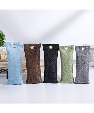 LKXharleya Natural Air Purifying Bag - Activated Bamboo Charcoal Odor Absorber & Deodorizer for Car Kitchen and Cupboards - Gray - Buy Online on GoSupps.com
