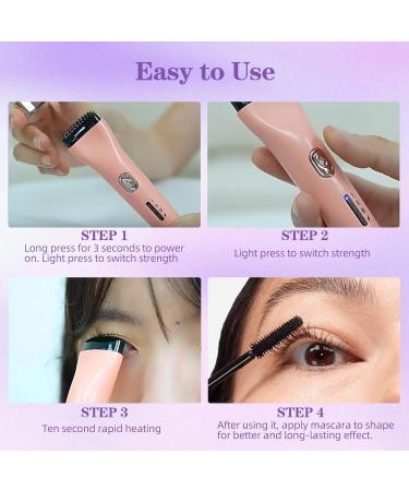 USB Rechargeable Heated Eyelash Curler | Long-Lasting Lash Lift | Mini Travel Size | Style Natural Lashes - Buy Online on GoSupps.com