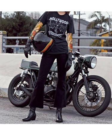 Hoveox 20pcs Temporary Tattoo Arm Sleeves - Tribal Tiger Dragon Skull Designs - Unisex Stretchable Cosplay Accessories - Buy Online on GoSupps.com