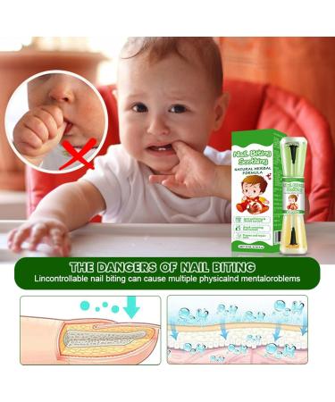 Neamou Anti Nail Biting Polish - 2 in 1 Bitter Nail Polish Toddler Polish Bitter Taste Natural Bitter Nail Water for Effective Prevention Polish Nail Care - Buy Online on GoSupps.com